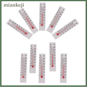 miankeji 10 cái 5cmx1.1cm thu nhỏ giấy các tông nhiệt kế trong nhà-20-50 độ C