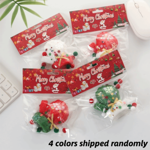 MAYIT Cảm giác ASMR Đồ chơi bóp Giáng Sinh Mềm mại Giảm căng thẳng Đồ chơi giác quan Chủ đề Giáng sinh Đồ chơi bóp giảm căng thẳng Quà tặng cho bữa tiệc Giáng sinh