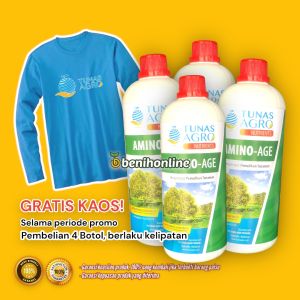 PUPUK ASAM AMINO - AMINO AGE 1 LITER - TUNAS AGRO nutrisi mikro nutrisi makro