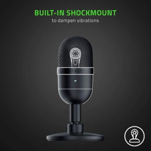 Razer Mini Microphone Portable Seiren Mic Ultra-compact Mic Portable Streaming Microphone
