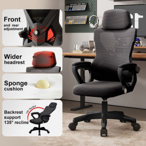 【COD】Office Chair Ergonomic with footrest Computer Chair for Study Swivel Chair Executive Recline Home Office