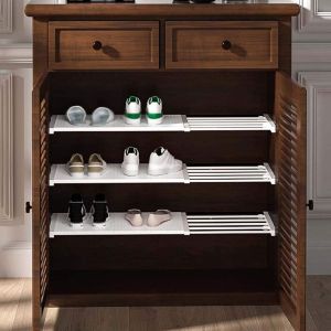 Adjustable Extendable Wardrobe Shelf Closet Organizer Clothes Rack For Space Drawer Organizer For Undergarments - Lazada