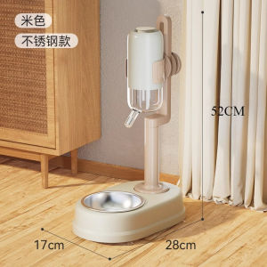 Automatic Hanging CageWater Dispenser Dog Cat Feeder Set