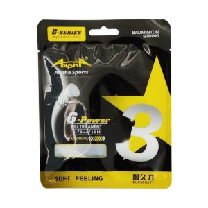 COUPLECOL Tiêu chuẩn Dây vợt cầu lông 0.7mm G3 Đàn hồi cao Dây cầu lông Thiết bị thể thao Nylon Nghiệp dư