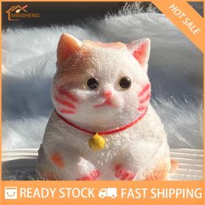 MIH ✨ COD ✨ Taba ตุ๊กตาแมวสีส้มน่ารักนุ่มเหนียวเด็กหญิงของขวัญวันเกิดเด็กของเล่น Fidget squishy เครื่องประดับสัตว์เลี้ยงของขวัญ