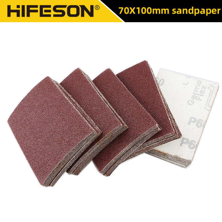 HIFESON 70x100mm Square Sandpaper Sand Sheets Grit Car Surface Sand ...