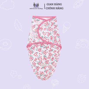 Ủ kén sơ sinh Cotton thương hiệu Miracle Baby cho bé từ 0 đến 6 tháng tuổi