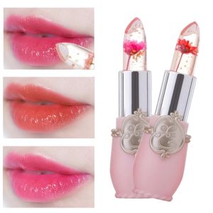 Jelly Lipsticks Lip Balm Transparent Long Lasting Moisturizing Flower Lip Stick Lip Care Makeup Cosmetic