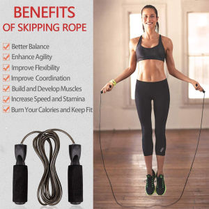 Wholesale Adjustable Foam Handle Speed Skipping Jump Rope