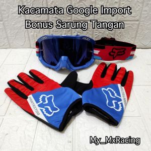 kacamata goggle trail sunmori FXG 05 import dengan kualitas premium BONUS sarung tangan kacamata goggle trail cross terlaris