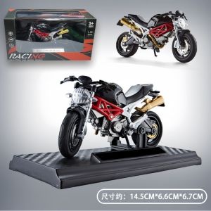 1:18 Kawasaki Motorcycle Model Alloy Diecast Miniature Motorbike Collection Toys Gift for Kids Boys