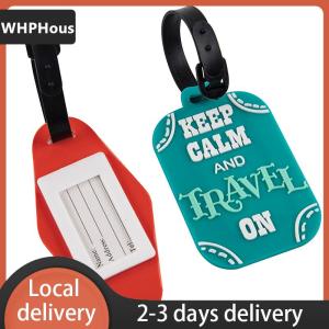 [COD] WHPHous Ship within 24 hours 1PC Travel Accessories Luggage Travel Tag Silica Gel Suitcase Labels  Name ID Address Tags Baggage Boarding Tag Portable Label