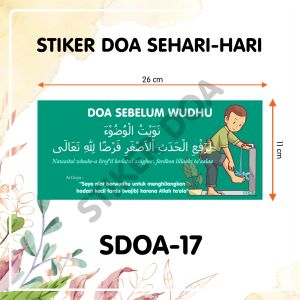 Stiker Doa sehari-hari - EDISI DOA SEHARI-HARI - Part 1