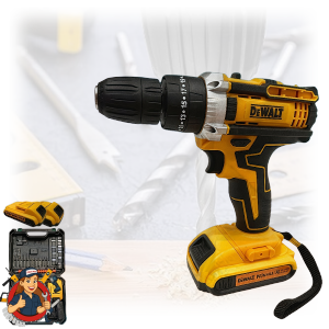 สว่านไร้สาย Uiiwell สว่านเจาะกระแทก 3 ระบบ สว่านแบตทนทาน แรงบิดสูง เหมาะสำหรับงานเจาะไม้ คอนกรีต เหล็ก และขันน็อต มาพร้อมชุดอุปกรณ์เสริมครบถ้วน