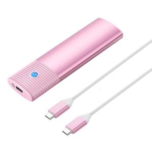 10Gbps M.2 NVME Hard Drive Enclosure Hard Drive Enclosure with LED Light Easy Installation for PC 2230 2242 2260 2280