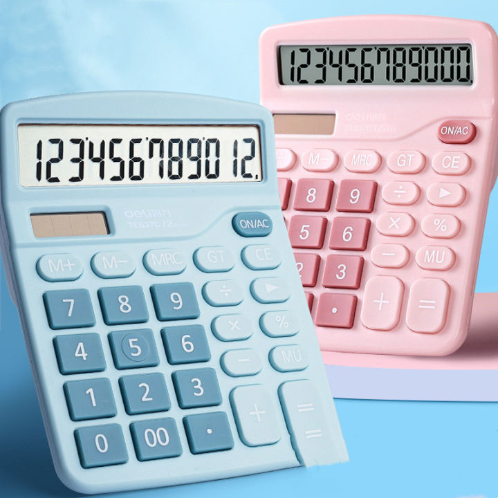 Solar Calculator LCD Display Office School Battery Kalkulator Sekolah ...