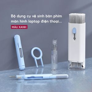 [HCM] Bộ Dụng Cụ Vệ Sinh Laptop - Máy tính - Bàn Phím - Tai Nghe Airpod Đa Năng 7 in 1 -GL314