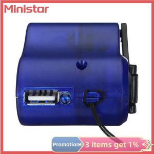 Ministar Emergency Outdoor Hand Crank Power Dynamo Emergency Charger 5.5V Travel Charger Outdoor Survival Accessories