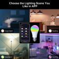 BOIO Tuya smart bulb E27 9W 15W WIFI/ Bluetooth bulb RGBCCT RGB Bulb mobile phone control led bulb Work WIth Smart Life APP And Tuya. 