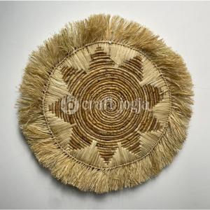 Hiasan Dinding Etnik Walldecor Anyaman Banana Kerajinan Anyaman B Craft Jogja