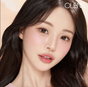 OLENS Big Glowy 1Month Hazel 2P + Case