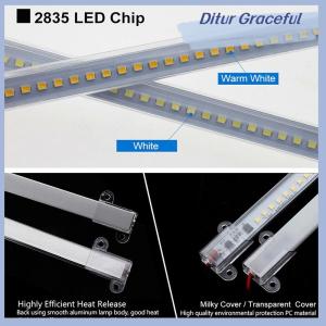 Ditur AC220V LED Bar Light High Brightness 2835 LED Clip 30cm 40cm 72LEDs Rigid Strip Saving LED Tubes