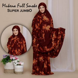 Mukena Bali Full Smoke 2 In 1 Untuk Dewasa Bahan Rayon Premium