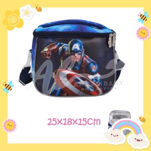 Angel Baby Kids Melody Unicorn Mermaid Princess Barbie Spiderman Dianasour Cartoon Lunch Bag