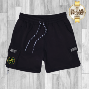 Stone Island Celana Pendek Cargo Bahan Fleece | Celana Pendek | Celana Cargo | Celana Pria Wanita | Celana Santai Mint