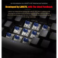 YINDIAO K100 Mechanical Keyboard Rainbow Backlit Full 104-Key with LANGTU MX Switch. 