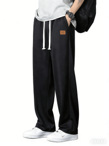 Mens casual pants for spring summer and autumn lightweight and loose-fitting available in plus sizes