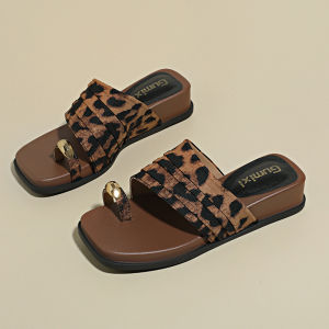 [Free Shipping] Thick-Soled Wedge Sandals For Women Perfect For Summer Wear 2026 New Style Comfortable And Stylish Ideal For Vacations And Beach Outings