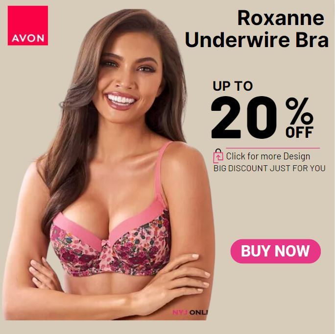Avon Official Store ROXANE Underwire Bra Seamless Bras for Women Push Up  Bras Bralette Lingerie Female Soft Comfortable