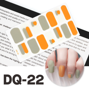 Stiker Kuku Tangan Nail Art Murah Sticker Kutex Wanita 14 pcs/set