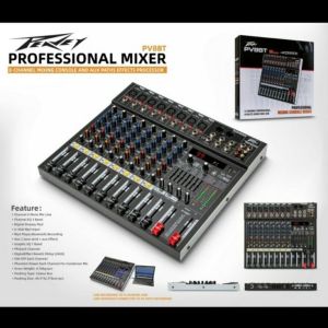 Mixer Audio Peavey Pv8bt Terbaru With Soundcard Mixing 8 Channel Peavey Pv 8 Bt ( BISA COD )