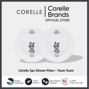 CORELLE 2pc Dinner Plate - Tsum Tsum