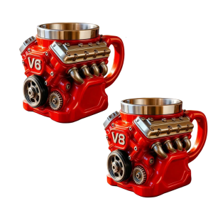 Automotive Enthusiasts Gift Nonrust Steel Lined Thermal Mugs 300ml Leak Proof Design For Daily Use