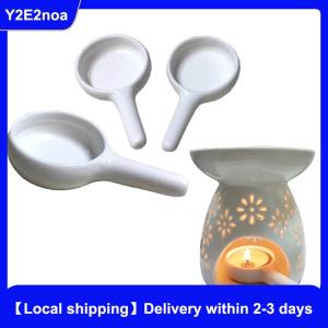 【Local shipping】 Ceramic Candle Holder Wax Melt Oil Burner Diffuser Fragrance Tray Aromatherapy Furnace Candlestick Home Decoration