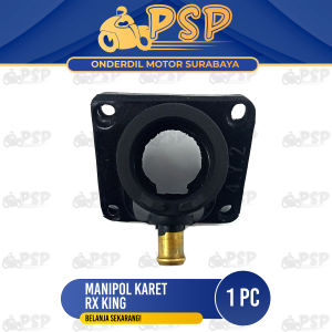 Manipol Karet RX King - Manipul Manifold Maniful Intake Intek Insulator Yamaha RXK New
