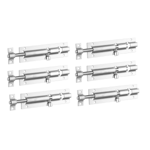 6 cái khóa cửa khóa cửa sổ bắt khóa cánh cửa vững chắc khóa nhỏ rắn trượt bu lông chốt Hasp khóa cửa khóa