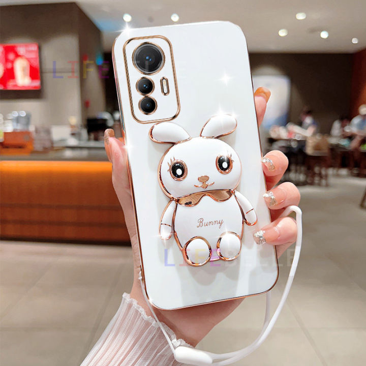 for Redmi Note 12 Pro 5G Case Silicone with Cute Astronaut Kickstand,  Shockproof Xiaomi Redmi Note 12 Pro 5G Phone Case Cute Loopy Cover for  Women