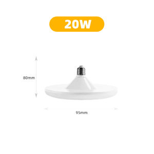 Kebidumei E27 LED Light Bulb 220V UFO Bulbs Cool White Led Lamp Super Bright 20W 30W 40W 60W 100W for Home Indoor Lighting Garage Kitchen Living Room