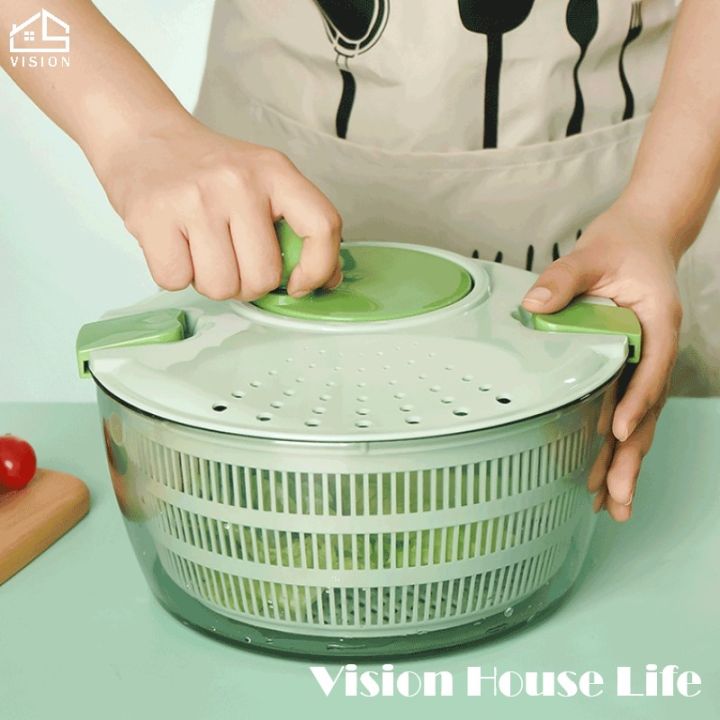 Rổ Ráo Nước Rau Quả Tầm Nhìn, Đa Chức Năng Dehydrator Con Quay Salad ...
