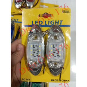 COMBO 10 bóng đèn led sườn xe tải ô tô 6568 6 mắt led siêu sáng siêu đẹp. Điện 12v và 24v dùng chung