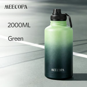 MEECOPA 25OZ Vacuum Insulated Tumbler Sport Water Bottle With Handle Matte 304 Stainless Steel Leakproof