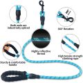 Dog Leash Strong Dog Leash 1.5M Long with Padded Handle＆Reflective Dog Leashes for Medium Large Dogs. 