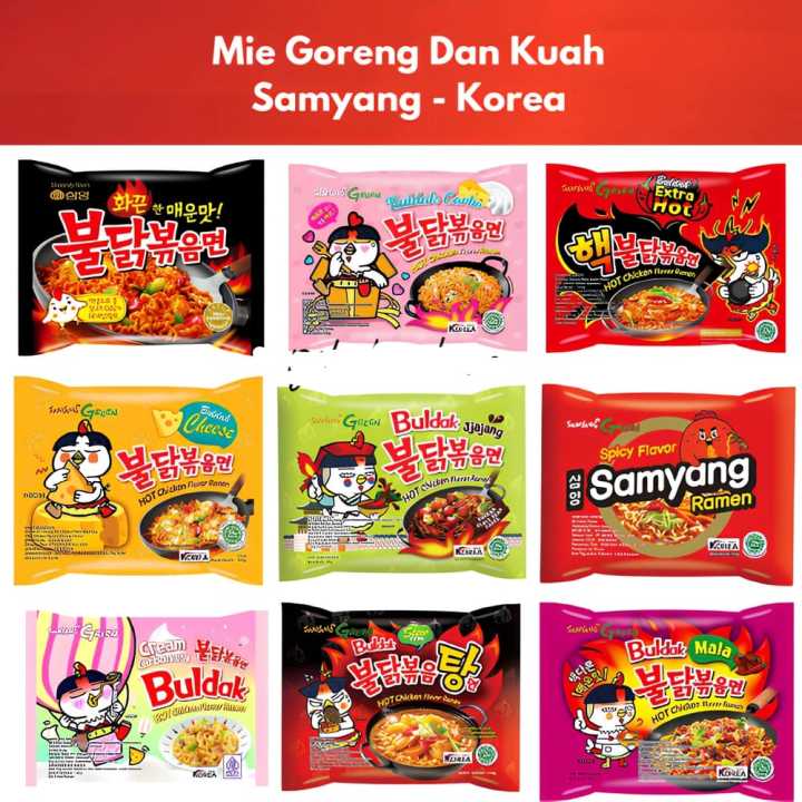 Samyang Buldak Hot Carbonara Cheese Viral Jjajang Mala Rijek Kemasan Lazada Indonesia 7797