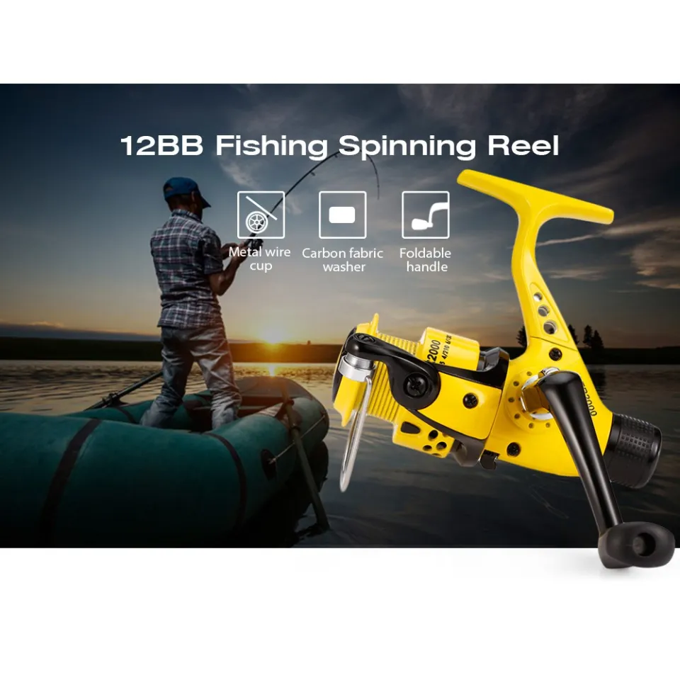 Copy Shimano Reel Pancing Murah 12BB 5.5:1 Fishing Reel Lightweight Plastic Spinning  Reel Surf Fishing Gear Tackle CTR 1000 2000 3000 4000 5000 6000 7000