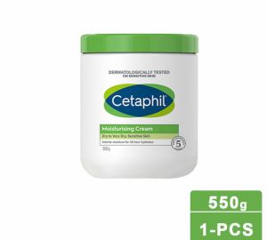 Cetaphil Moisturizing Cream for Face & Body (550g) Sensitive Skin Face and Body And Prevent Moisture LossEXP：2027