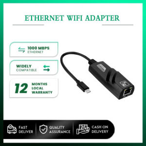 【COD】High Quality Ethernet Adapter For 10/100/1000 Mbps for Windows Mac - PH Internet For Computers Laptops Desktops